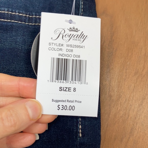 Relist6/27❌high rise cuffed jean short stretch perfect tummy control - Picture 7 of 13